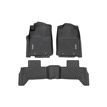 ROUGH COUNTRY | Flex-Fit Floor Mats  Front and Rear  Toyota Tacoma 2WD/4WD (2012-2015) | FF-71213
