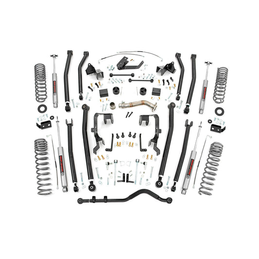 ROUGH COUNTRY 4 Inch Lift Kit | Long Arm | Jeep Wrangler Unlimited 4WD (2012-2018) | 78630A