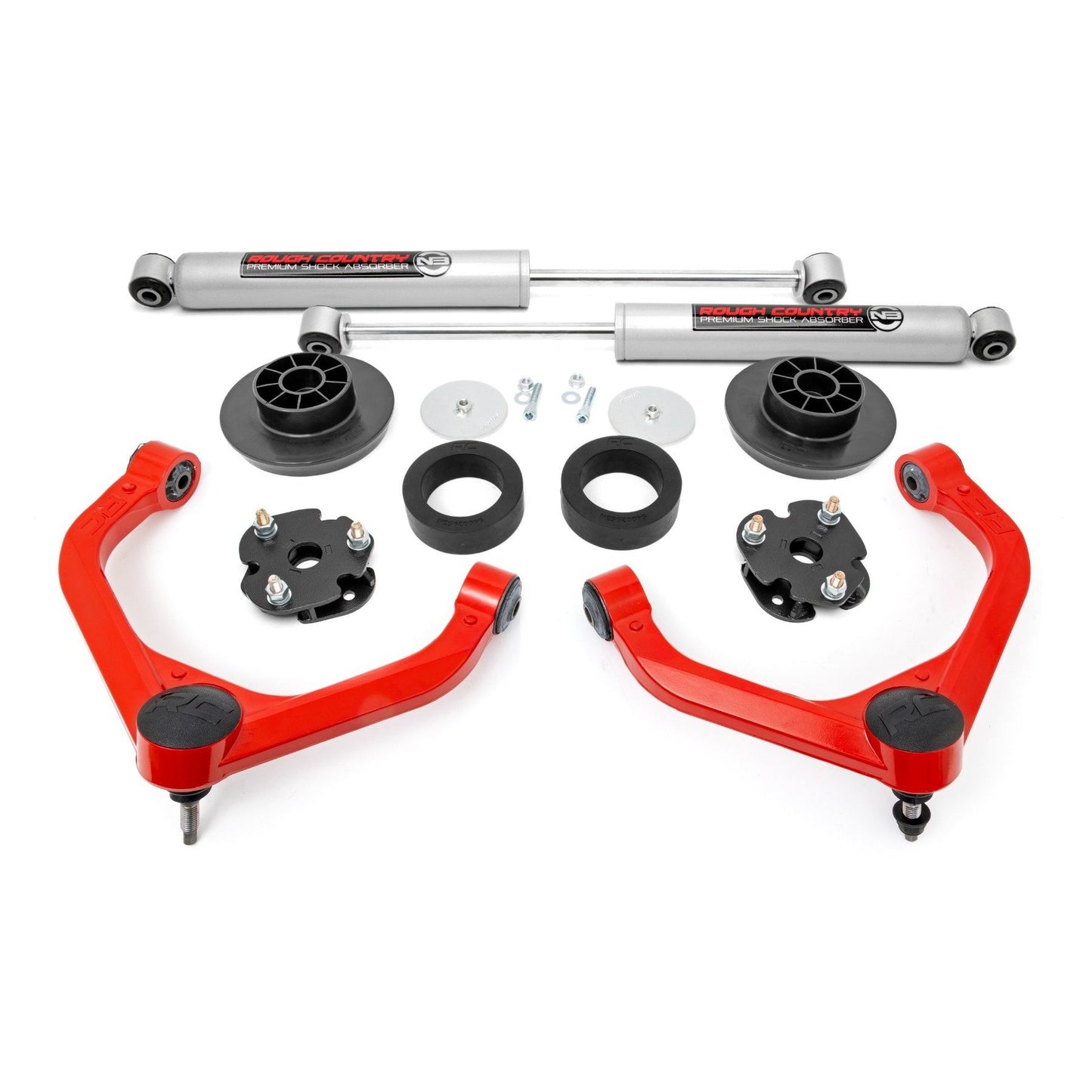ROUGH COUNTRY | 3 Inch Lift Kit  N3  Ram 1500 4WD (2012-2018 & Classic) | 31230RED