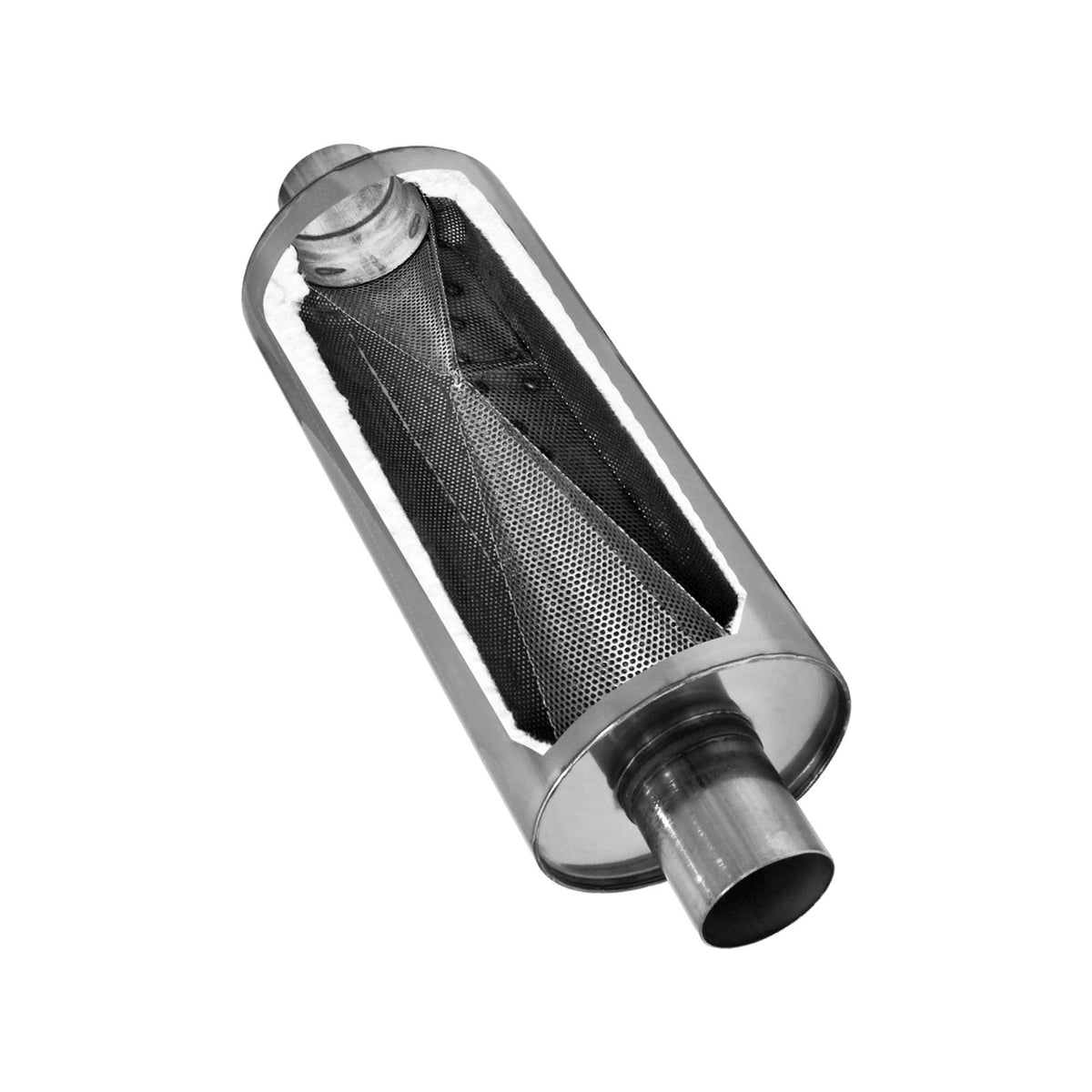 FLOWMASTER Dbx Muffler Dbx Muffler 2.00 Center In 2.00 Center Out Moderate Sound