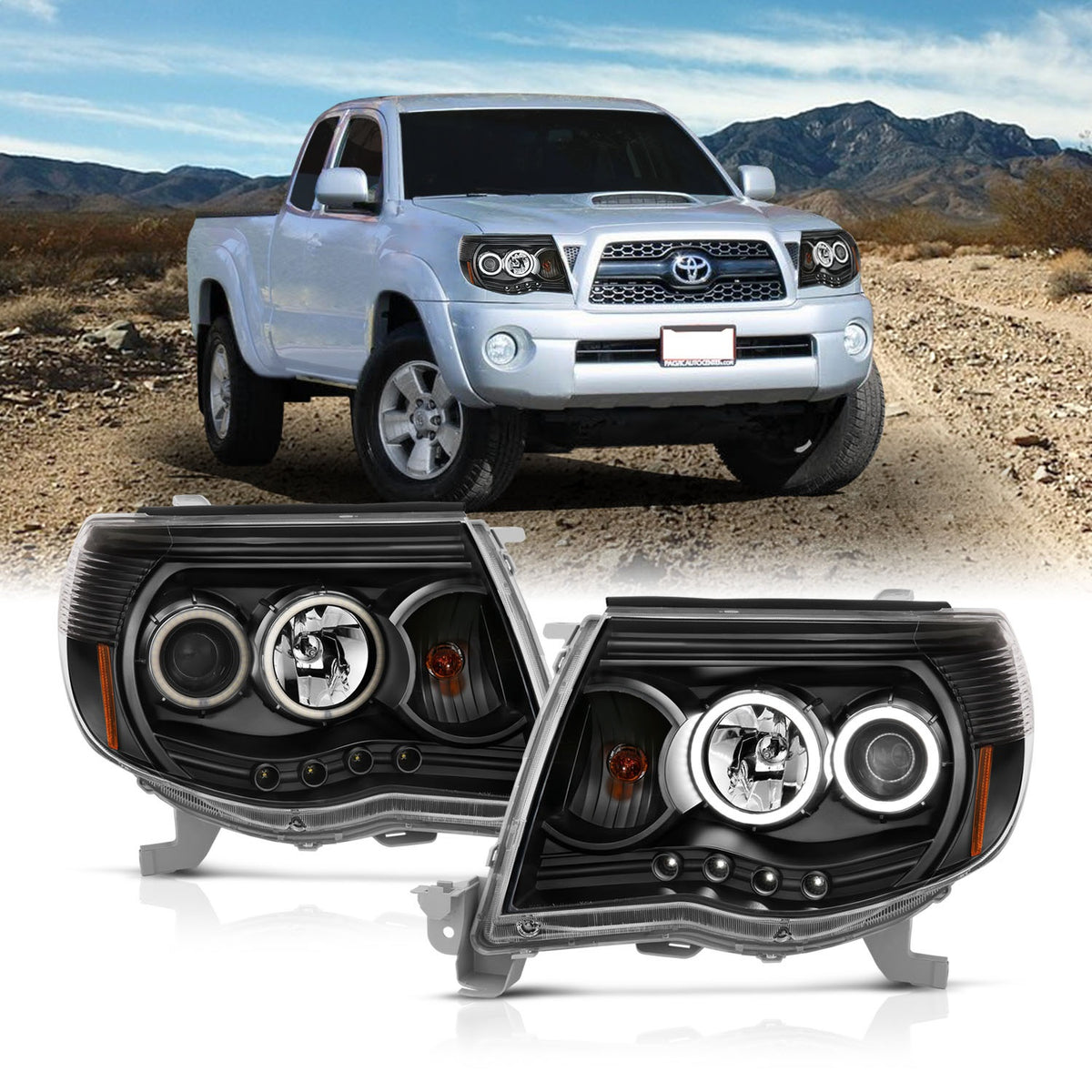 ANZO USA ZUKT_121282 Anzo ZUKT_121282 Projector Headlight Set