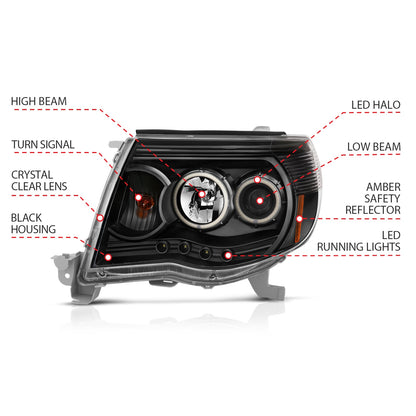 ANZO USA ZUKT_121282 Anzo ZUKT_121282 Projector Headlight Set