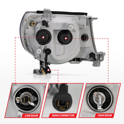 ANZO USA ZUKT_121282 Anzo ZUKT_121282 Projector Headlight Set