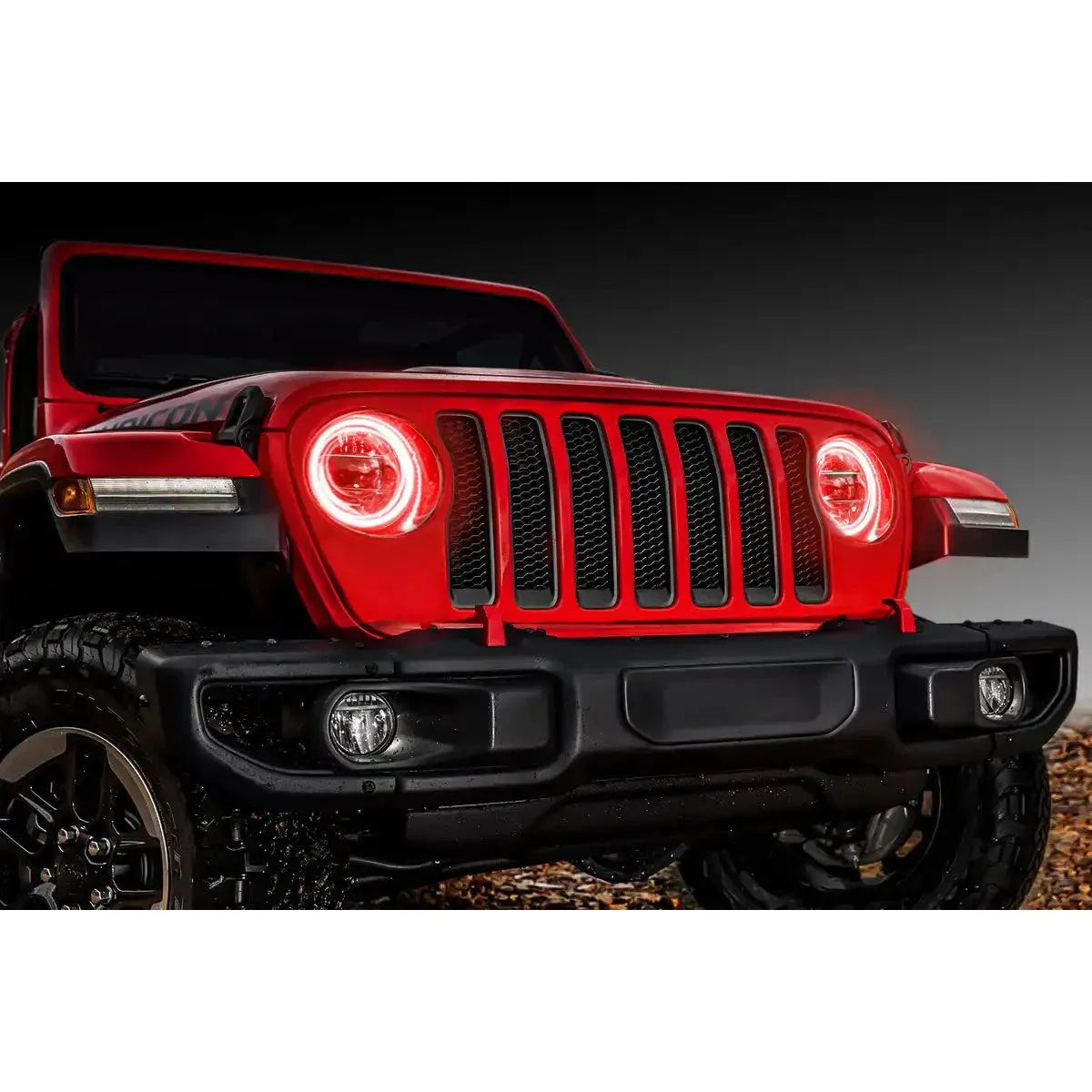 ORACLE Lighting | Surface Mount Headlight Halo Kits | Wrangler JL / Gladiator JT | Select Kit Options
