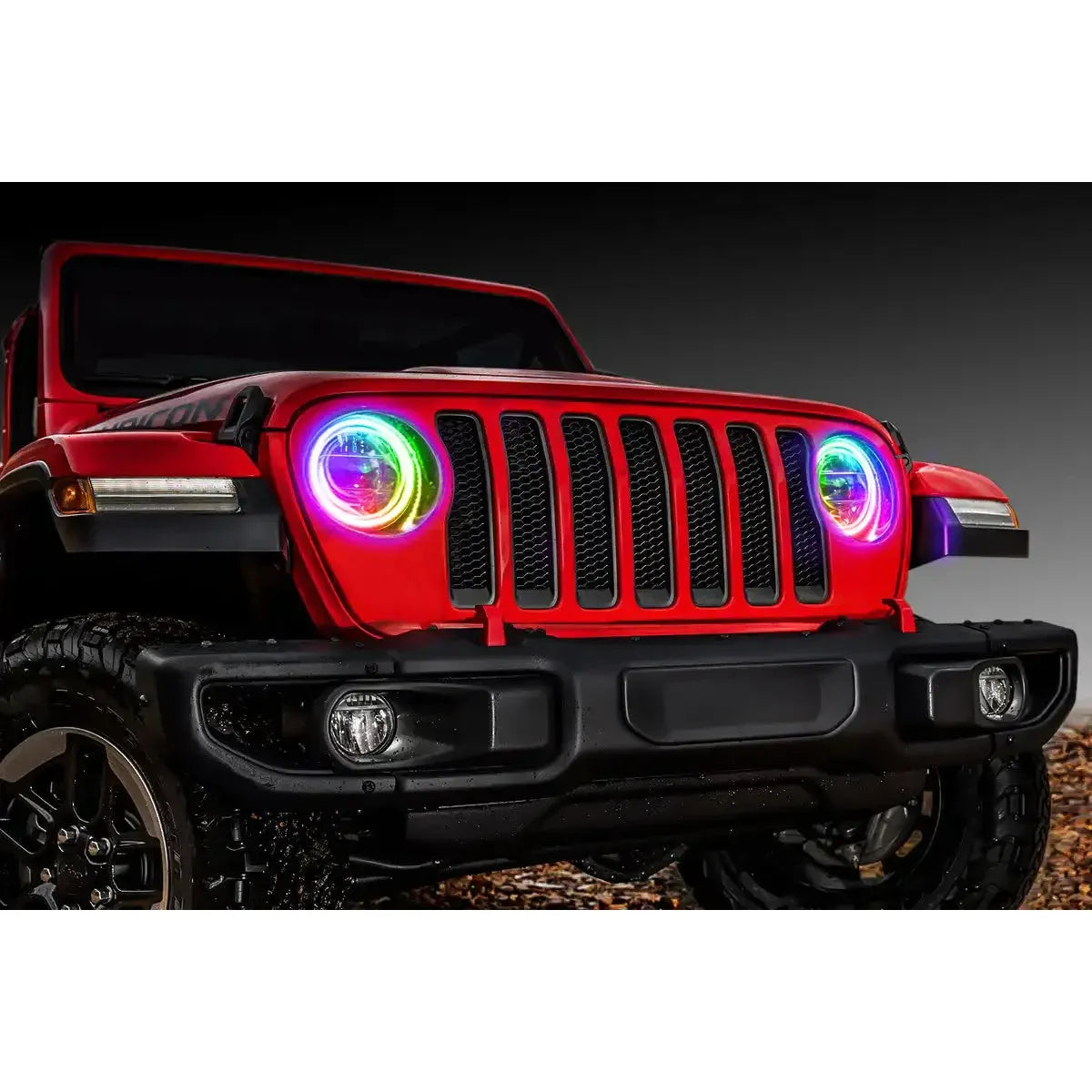 ORACLE Lighting | Surface Mount Headlight Halo Kits | Wrangler JL / Gladiator JT | Select Kit Options