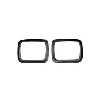RUGGED RIDGE | 12419.24 | Headlight Bezel Pair, Black Trim, 87-95 Jeep Wrangler