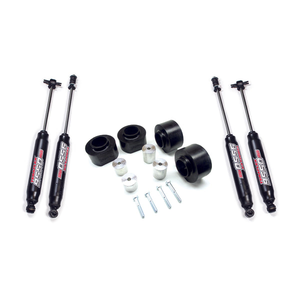 TERAFLEX | 2" Performance Spacer Lift Kit & 9550 VSS Twin-Tube Shocks | 97-06 Jeep Wrangler TJ | 1245200