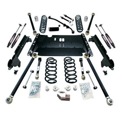 TeraFlex | 03-06 Wrangler TJ LWB 3 Inch Enduro LCG Long Arm Suspension System & 9550 VSS Twin-Tube Shocks TeraFlex | 1249382