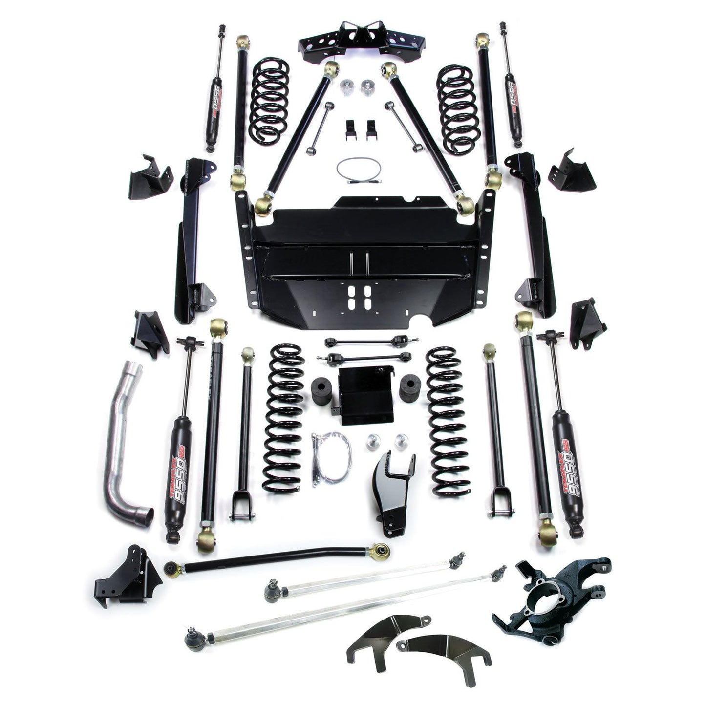 TeraFlex | 03-06 Wrangler TJ LWB 5 Inch Pro LCG Long Arm Suspension System & High Steer 9550 VSS Twin-Tube TeraFlex | 1249580