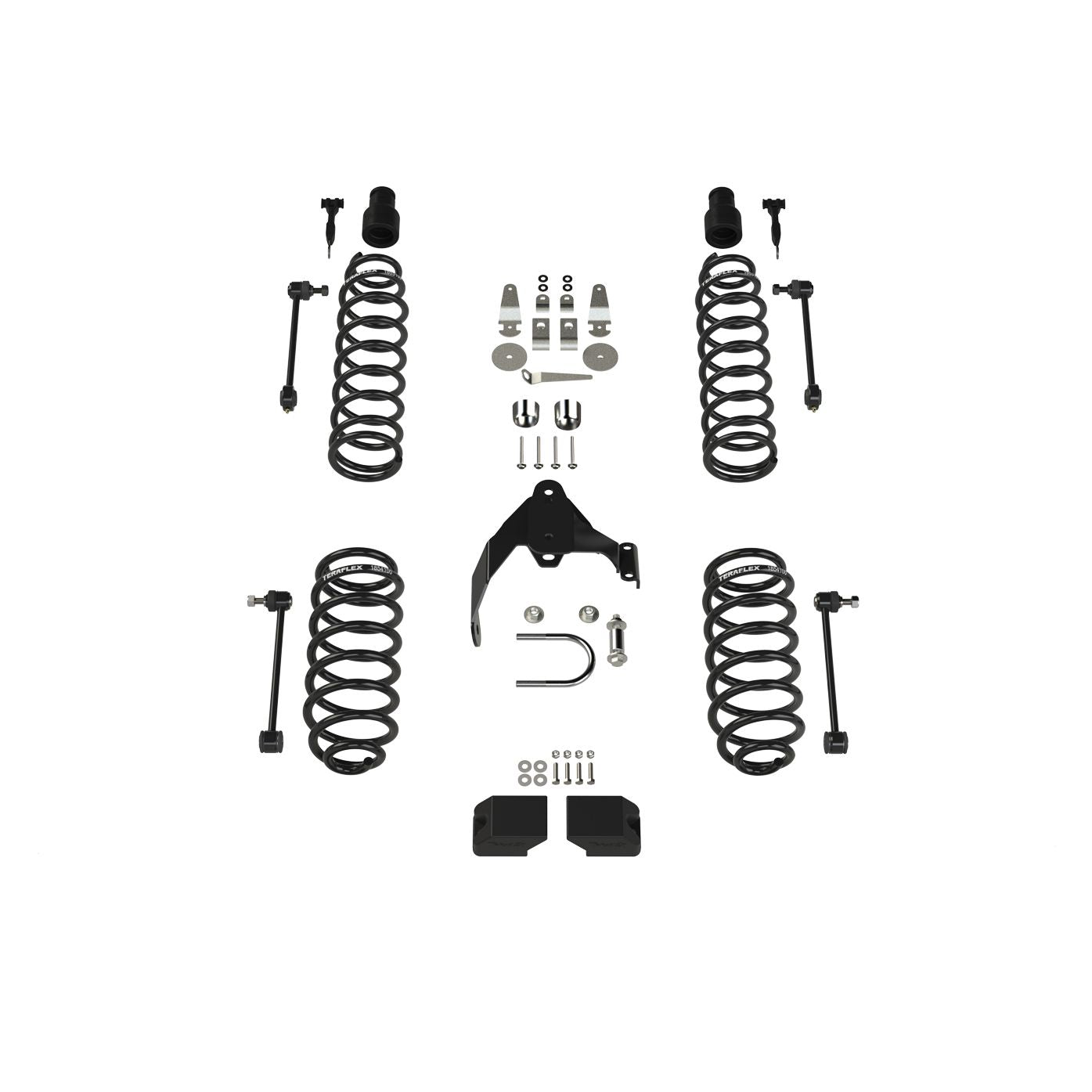 TeraFlex | 07-18 Wrangler JK 2 Door 3 Inch Coil Spring Base Lift Kit & 9550 VSS Twin-Tube Shocks TeraFlex | 1251202