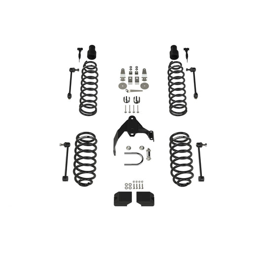 TeraFlex | 07-18 Wrangler JK 2 Door 3 Inch Coil Spring Base Lift Kit & 9550 VSS Twin-Tube Shocks TeraFlex | 1251202