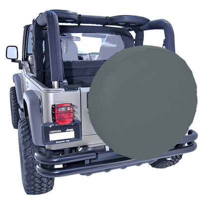 RUGGED RIDGE | 12803.15 | Tire Cover, 33 Inch Tire Diameter, Black Denim