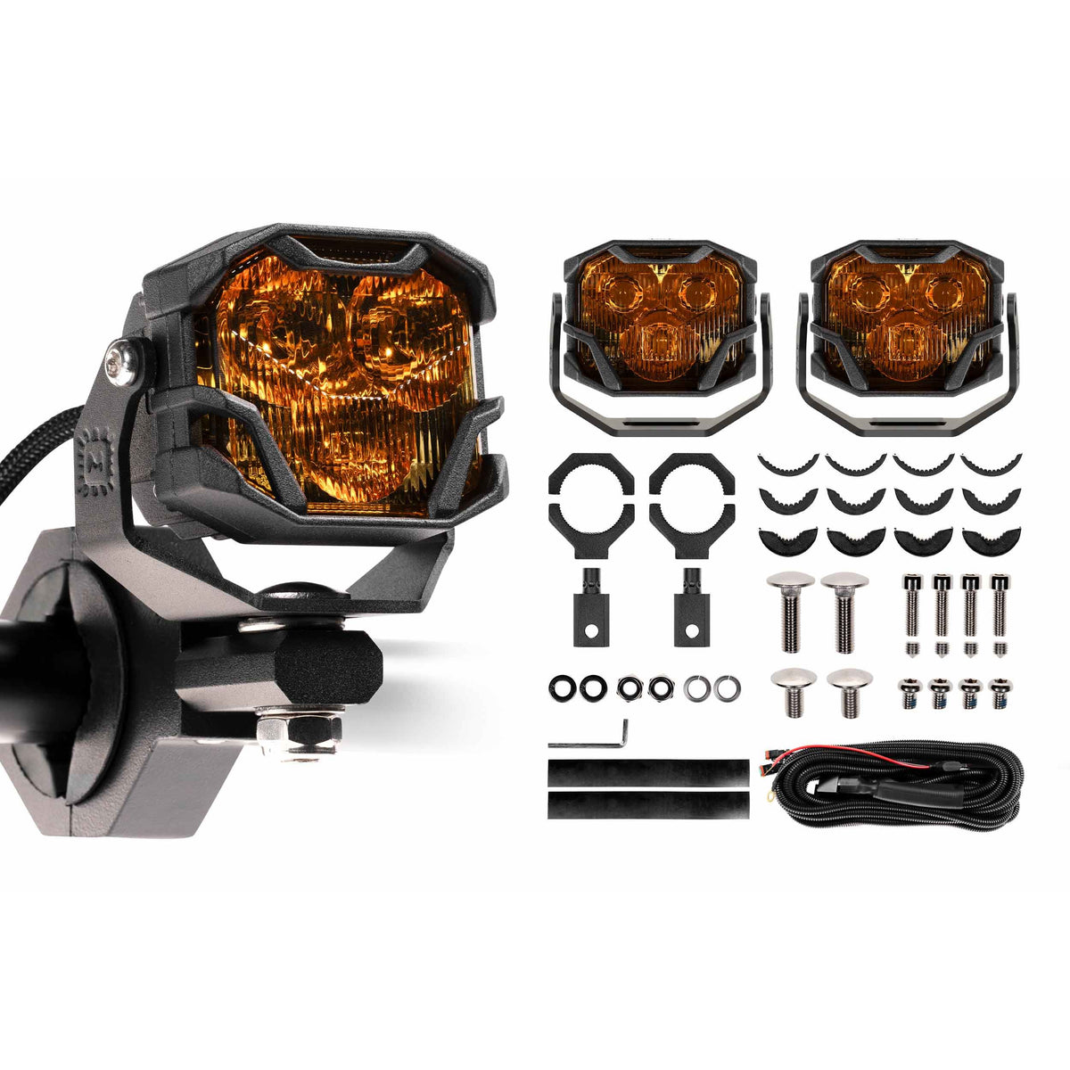 Morimoto 4Banger Universal Kit (HXB / Spot / Yellow)
