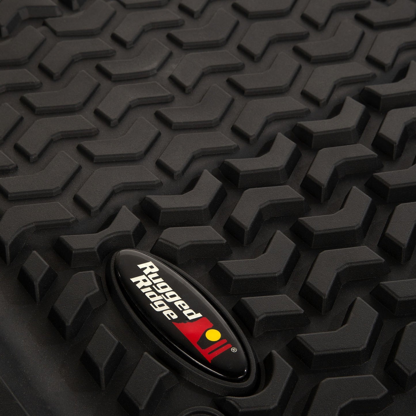 RUGGED RIDGE | 12920.36 | All Terrain Floor Liner, Front Pair, Black; 18-19 Jeep Wrangler/Gladiator