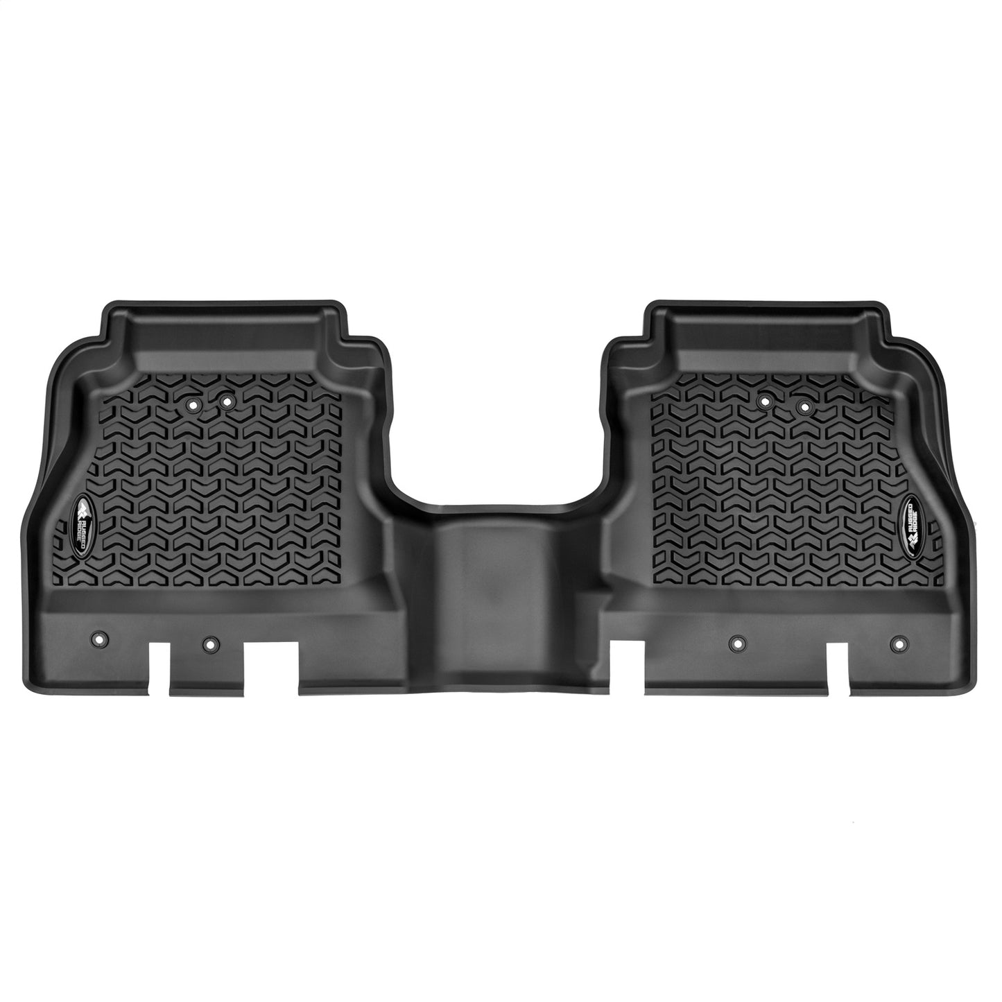 RUGGED RIDGE | 12987.44 | Floor Liner Kit, Front & Rear; Black, 2020-Current Jeep Gladiator Jt