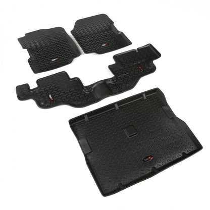 RUGGED RIDGE | 12988.09 | 76-86 Jeep Cj And 87-95 Wrangler (Yj) Floor Liners Kit Black