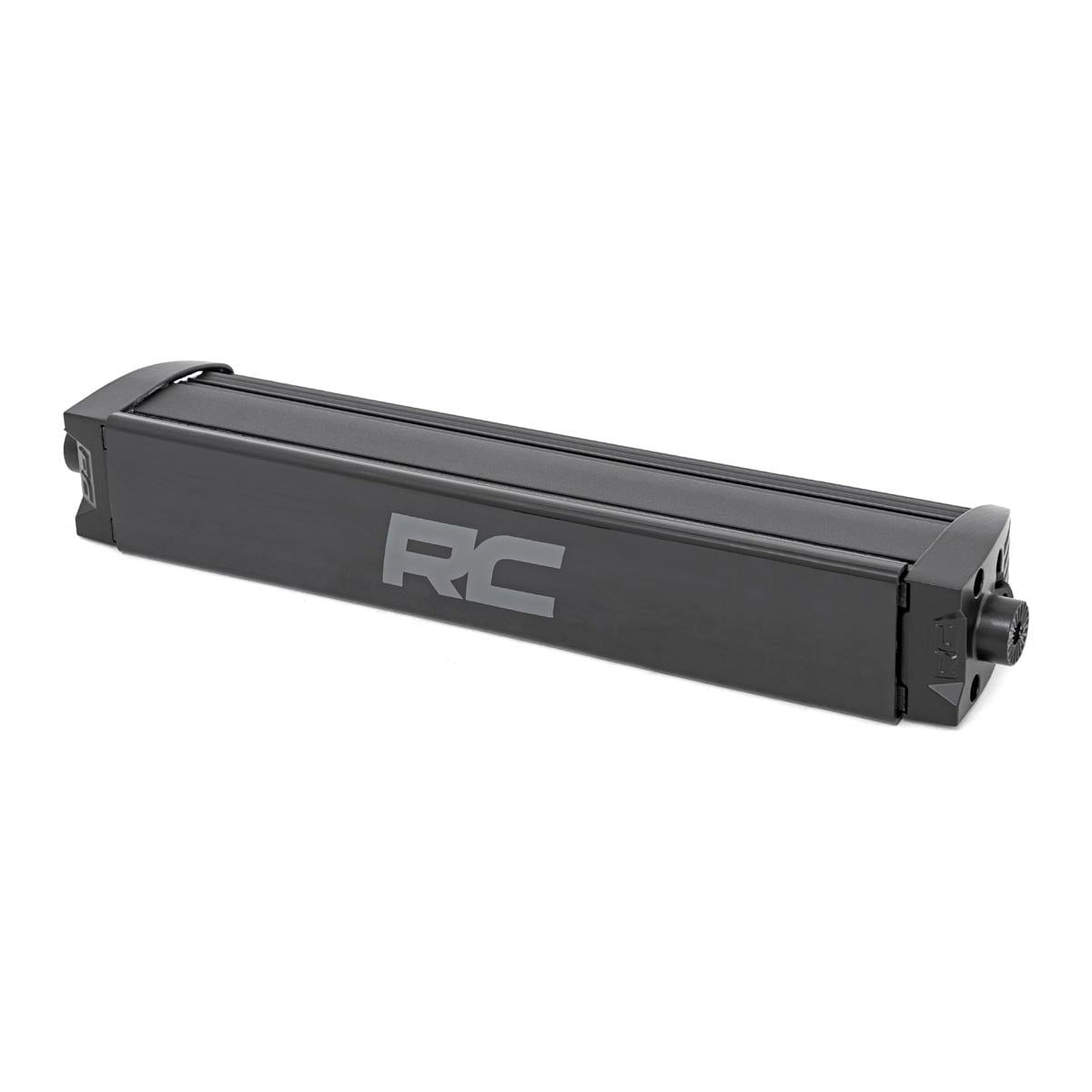 ROUGH COUNTRY 12 Inch Black Series LED Light Bar | Single Row | Amber DRL | 70712BLDRLA