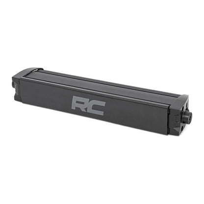 ROUGH COUNTRY 12 Inch Black Series LED Light Bar | Single Row | Amber DRL | 70712BLDRLA