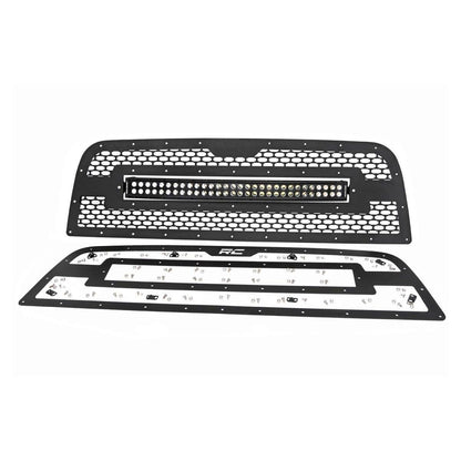 ROUGH COUNTRY Mesh Grille | 30" Dual Row LED | Black | Ram 2500/3500 2WD/4WD (2013-2018) | 70152