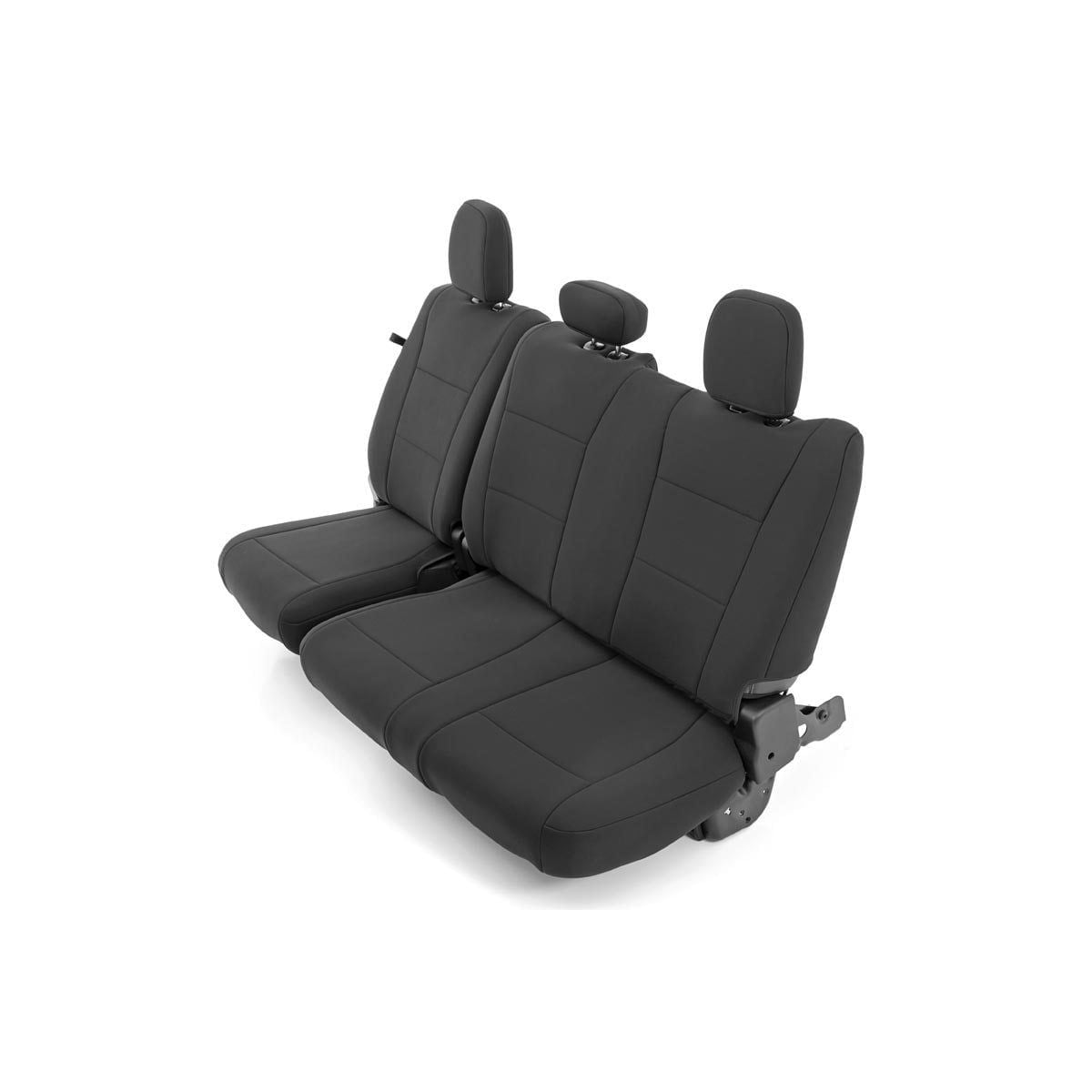 ROUGH COUNTRY Seat Covers | FR Bucket and RR Bench | Ford F-150/Lightning/F-250/F-350 (15-25) | 91018