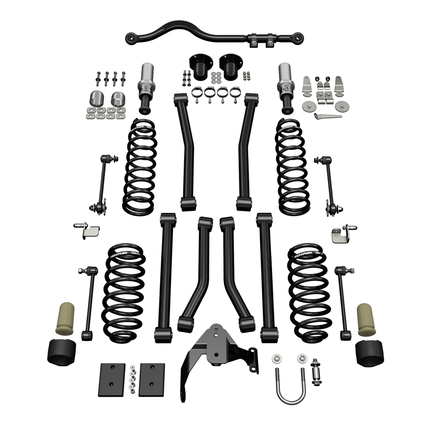 TeraFlex | 07-18 Wrangler JK 4 Door 3 Inch Sport ST3 Suspension System No Shocks TeraFlex | 1313000