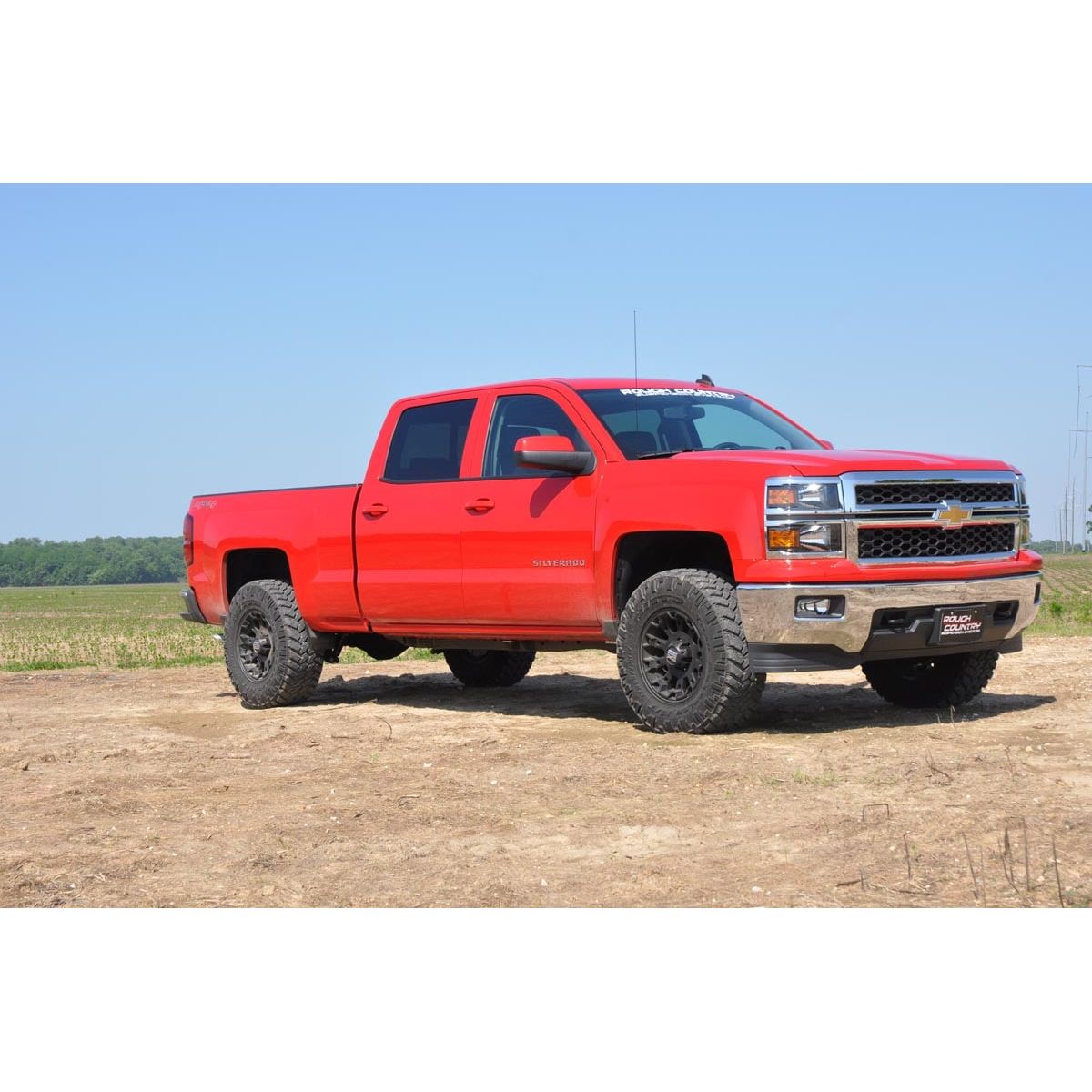 ROUGH COUNTRY 2.5 Inch Leveling Kit | Stamped Steel | Chevy/GMC Sierra 1500 (16-18)/Silverado 1500 (07-18)  | 1312