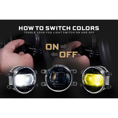 Morimoto XB Evo+ Fog Lights: Type T (White + Yellow / Set) product image 2