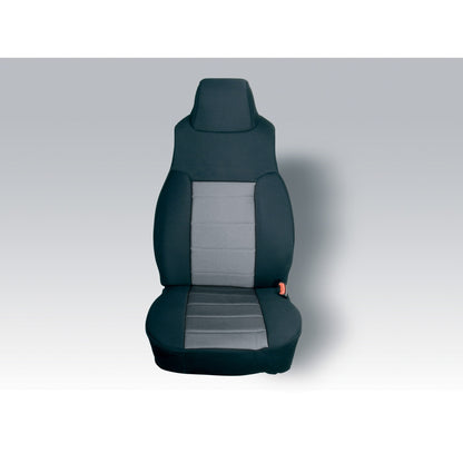 RUGGED RIDGE | 13243.09 | Seat Cover Kit, Front, Fabric, Gray; 03-06 Jeep Wrangler Tj