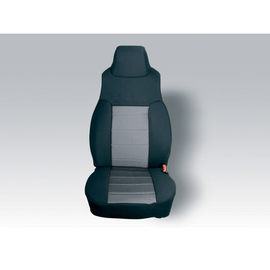 RUGGED RIDGE | 13243.09 | Seat Cover Kit, Front, Fabric, Gray; 03-06 Jeep Wrangler Tj