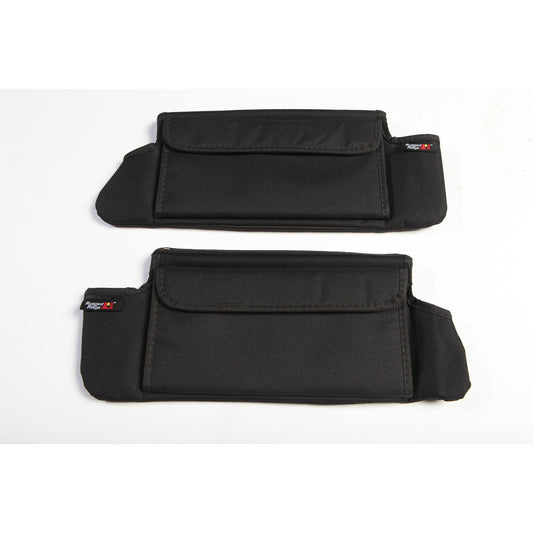 RUGGED RIDGE | 13305.08 | Sun Visor Organizers,Black,10-16 Jeep Wrangler(Jk)