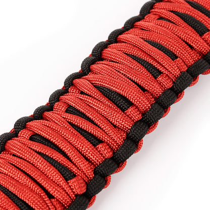 RUGGED RIDGE | 13305.8 | Paracord A-Pillar Grab Handle, Red; 07-17 Jeep Jk