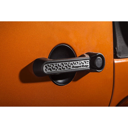 RUGGED RIDGE | 13311.52 | Door Handle Inserts, Contrast Tread; 07-17 Jk, 2-D