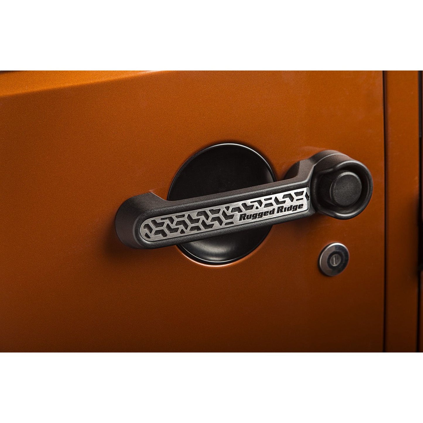 RUGGED RIDGE | 13311.52 | Door Handle Inserts, Contrast Tread; 07-17 Jk, 2-D