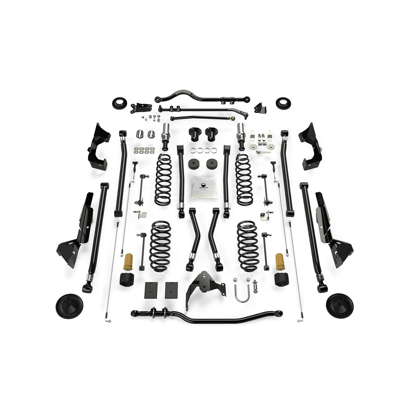 TeraFlex | 07-18 Wrangler JK 4 Door 6 Inch Alpine RT6 Long Arm Suspension System No Shocks TeraFlex | 1336000