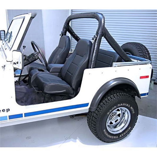 RUGGED RIDGE | 13401.01 | Standard Front Bucket Seat,Black,76-03 Jeep Cj & Wrangler