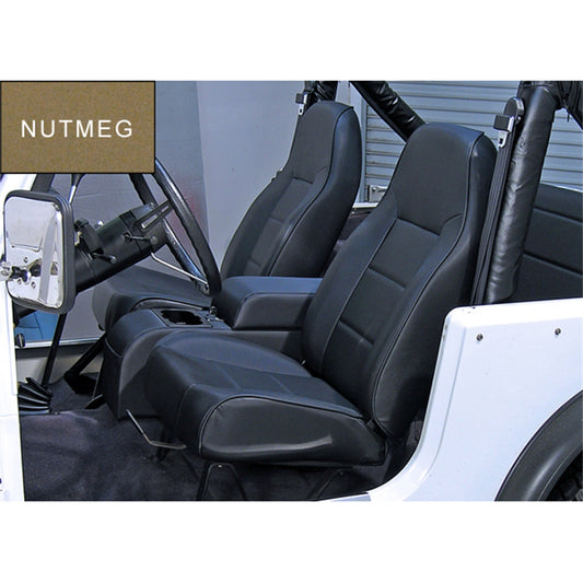RUGGED RIDGE | 13401.07 | Standard Front Bucket Seat,Nutmeg,76-03 Jeep Cj & Wrangler