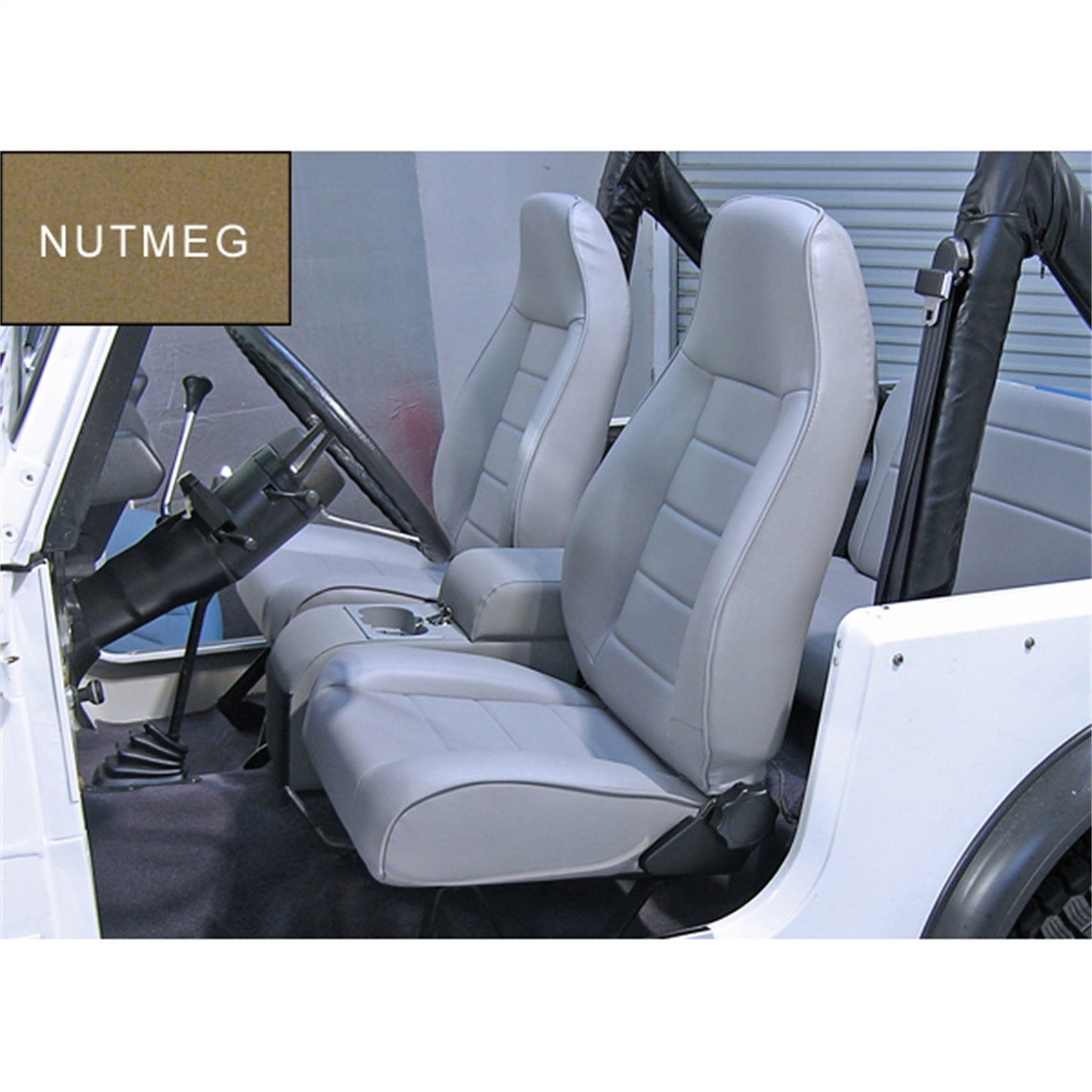 RUGGED RIDGE | 13402.07 | Front Seat,Factory Replacement W/ Recliner,Nutmeg,76-03 Jeep Cj & Wrangler