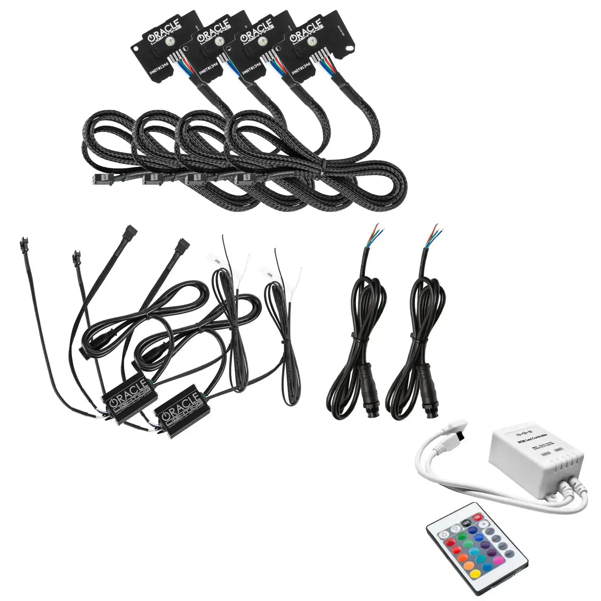 ORACLE Lighting | RGB+W Headlight DRL Upgrade | Wrangler JL / Gladiator JT | 1346-334, 1346-504, 1346-335