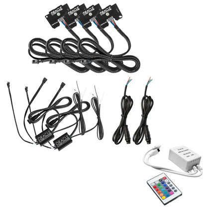 ORACLE Lighting | RGB+W Headlight DRL Upgrade | Wrangler JL / Gladiator JT | 1346-334, 1346-504, 1346-335