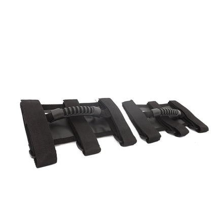 RUGGED RIDGE | 13505.4 | Steel Grab Handles, F/R Kit, Blk; 07-18 Jk/Jku