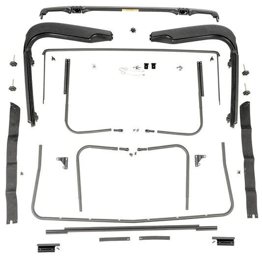 RUGGED RIDGE | 13510.03 | Factory Soft Top Hardware; 97-06 Jeep Wrangler Tj