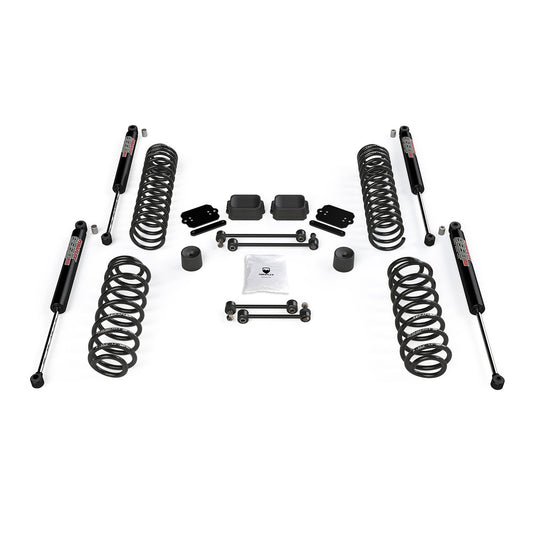 TeraFlex | 18-Up Wrangler JL 4 Door 2.5 Inch Coil Spring Base Lift Kit & 9550 VSS Twin-Tube Shocks TeraFlex | 1354250