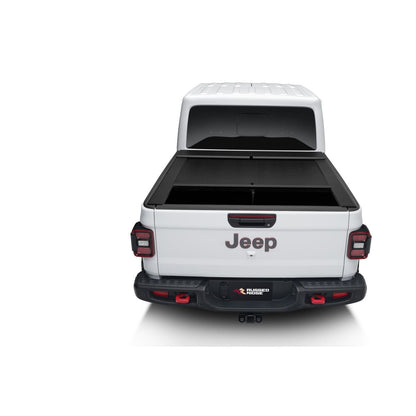 RUGGED RIDGE | 13550.31 | Armis Retractable Locking Bed Covr W/Trail Rails; 20 Jeep Gladiator Jt