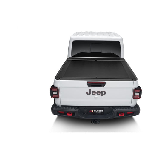 RUGGED RIDGE | 13550.34 | Armis Retractable Locking Bed Cvr W/O Trail Rails 20 Jeep Gladiator Jt