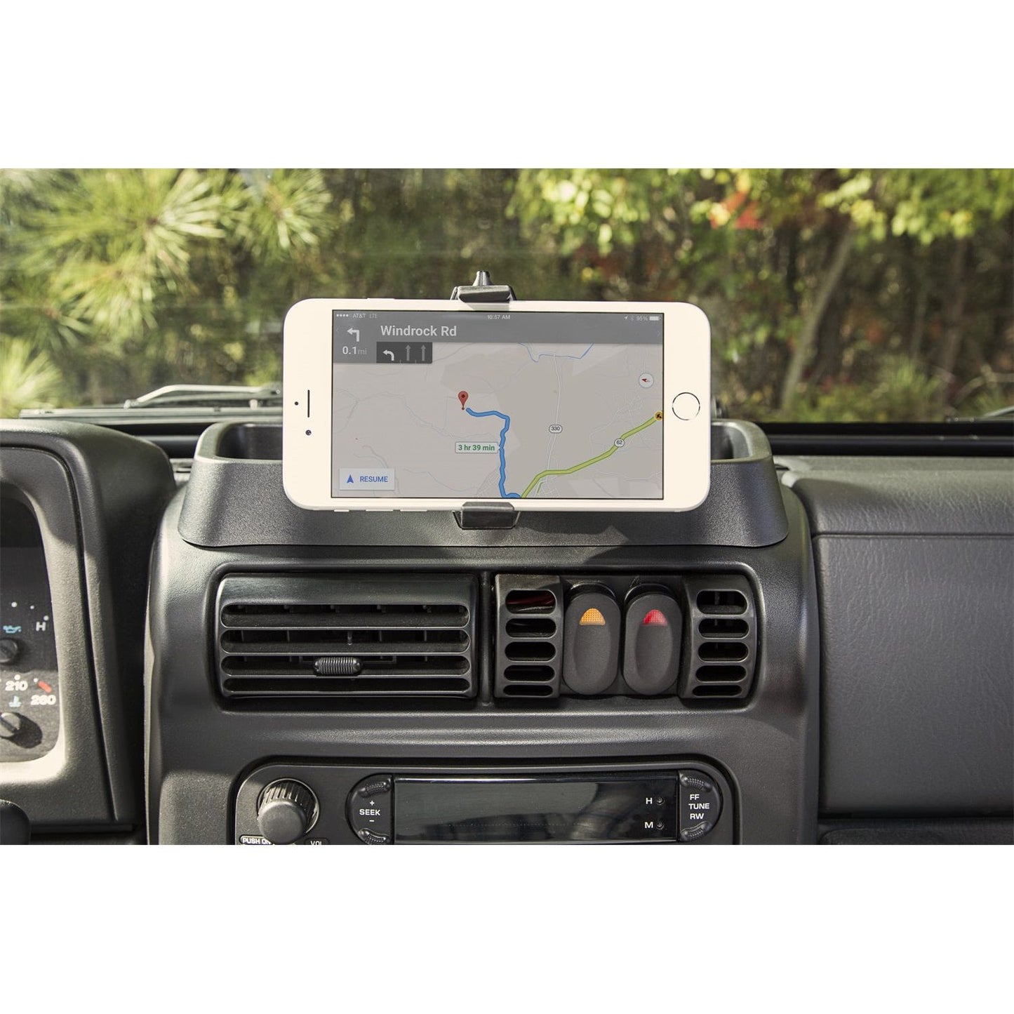 RUGGED RIDGE | 13551.18 | 97-06 Wrangler Dash Multi-Mount Black
