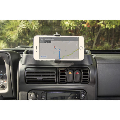 RUGGED RIDGE | 13551.19 | 97-06 Wrangler Dash Multi-Mount, With Phone Holder Black