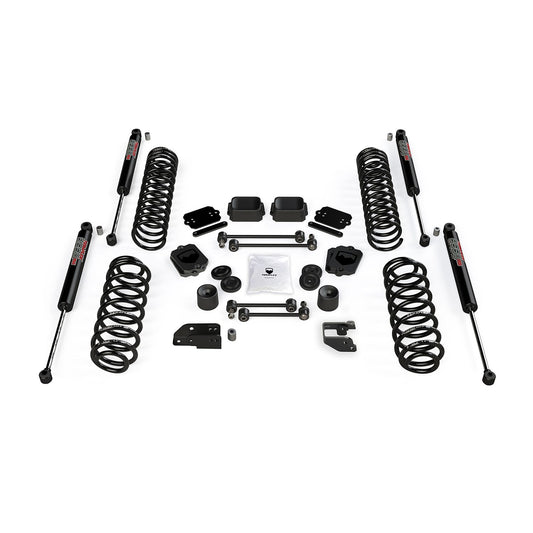 TeraFlex | 18-Up Wrangler JL 2 Door 3.5 Inch Coil Spring Base Lift Kit & 9550 VSS Twin-Tube Shocks TeraFlex | 1356052