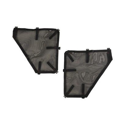 RUGGED RIDGE | 13579.57 | Fortis Tube Door Covers, Rear Set, Black; 07-18 Jeep Wrangler Jku