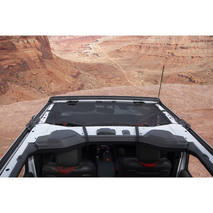 RUGGED RIDGE | 13579.72 | Eclipse Sun Shade, Front, Black, 18-C Jeep Wrangler Jl/Jlu