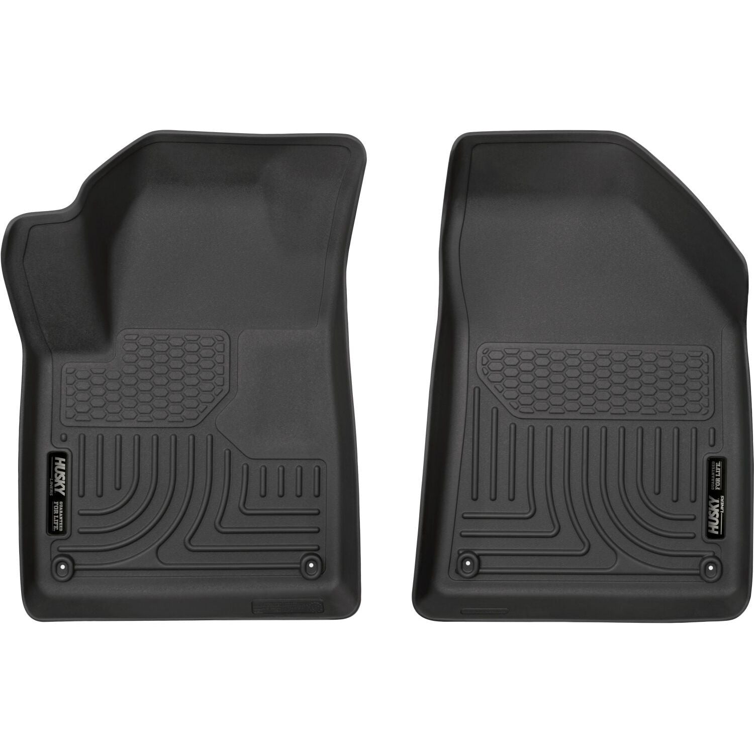 Husky Liners | Weatherbeater Front Floor Liners For 2015-2023 Jeep Cherokee Husky Liners | 13581, durable all-weather floor mats.